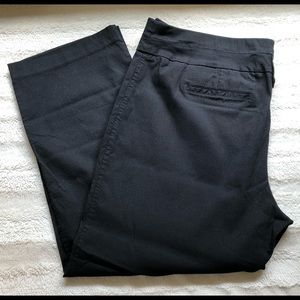 Black Pinstripe Pants